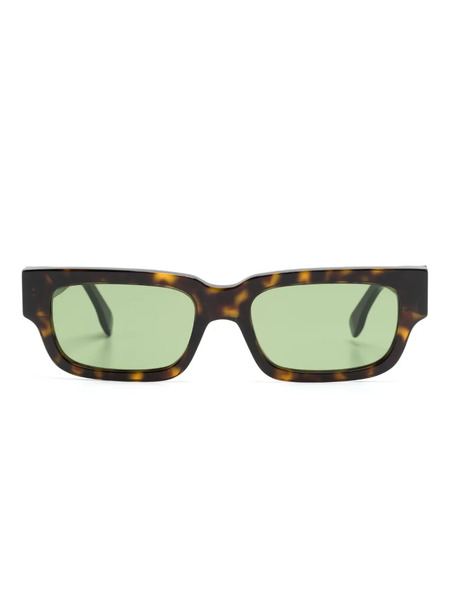  Retrosuperfuture Roma Rectangle-frame Sunglasses - Brown 
