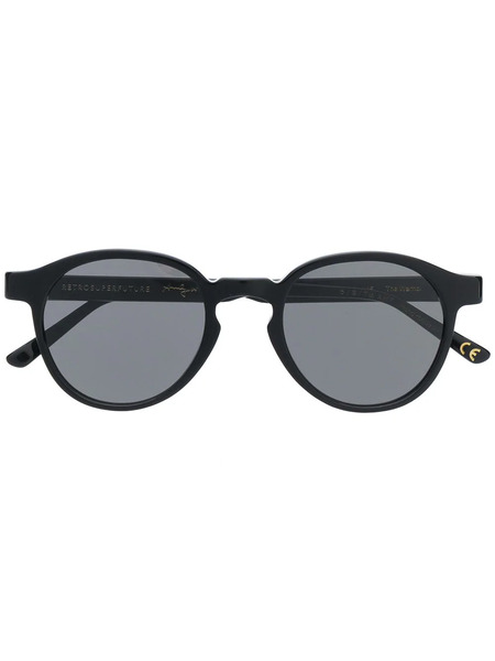  Retrosuperfuture Round Frame Sunglasses - Black 
