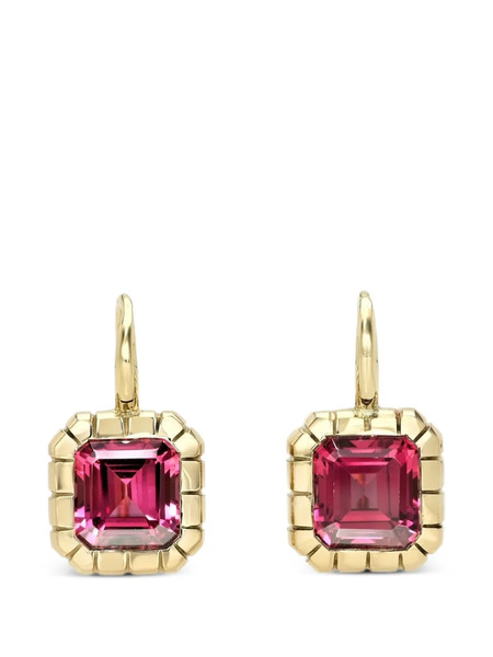  Retrouvaí Rhodolite Earrings - Gold 