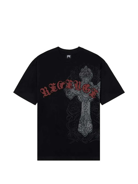  Revenge Spike Cross T-shirt - Black 