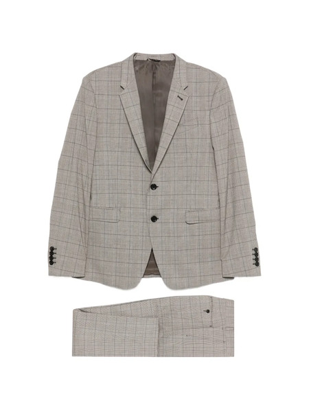  Reveres 1949 Checked Single-breasted Blazer - Neutrals 