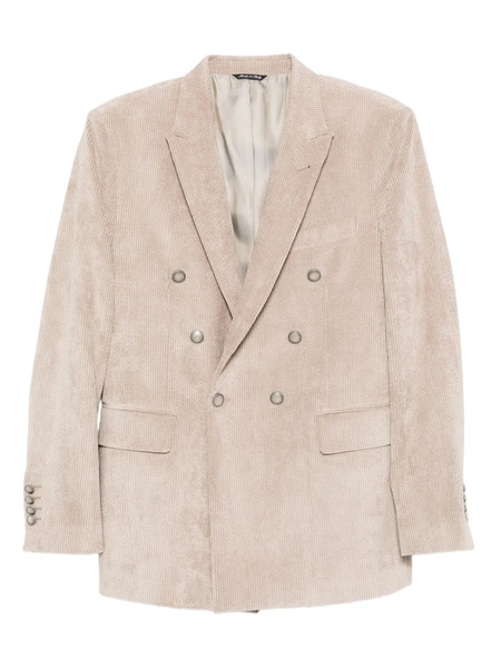  Reveres 1949 Double-breasted Corduroy Jacket - Neutrals 