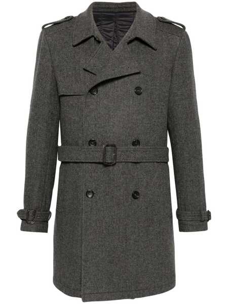  Reveres 1949 Herringbone Coat - Grey 