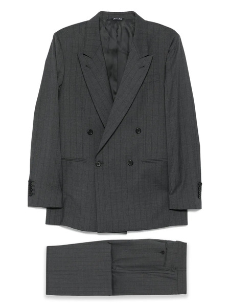  Reveres 1949 Pinstripe Double-breasted Suit - Grey 