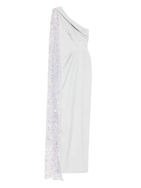  Rhea Costa Sequin-embellished Gown - Grey 