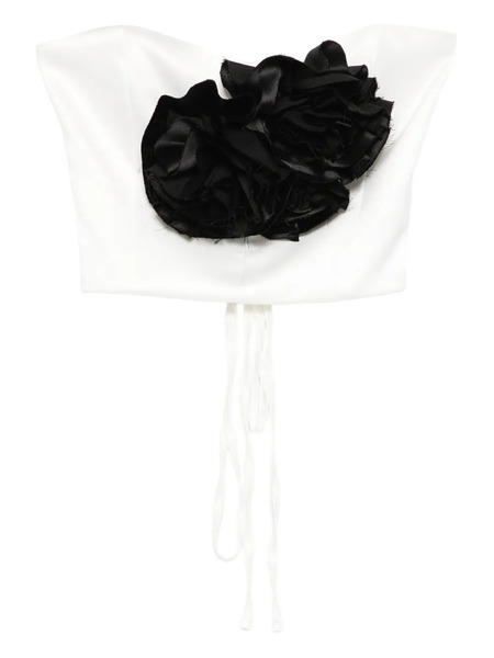  Rhizome Bloom Flower Corset - White 