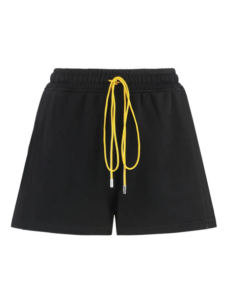  Rhude Cotton Shorts - Black 