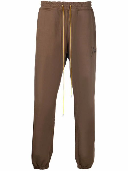  Rhude Drawstring-waist Track Trousers - Brown 