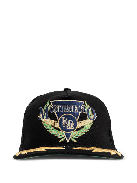  Rhude Embroidered Baseball Cap - Black 