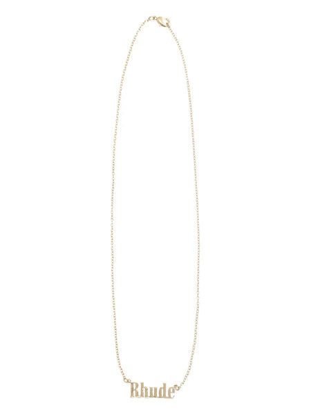  Rhude Gold-tone Metal Necklace 