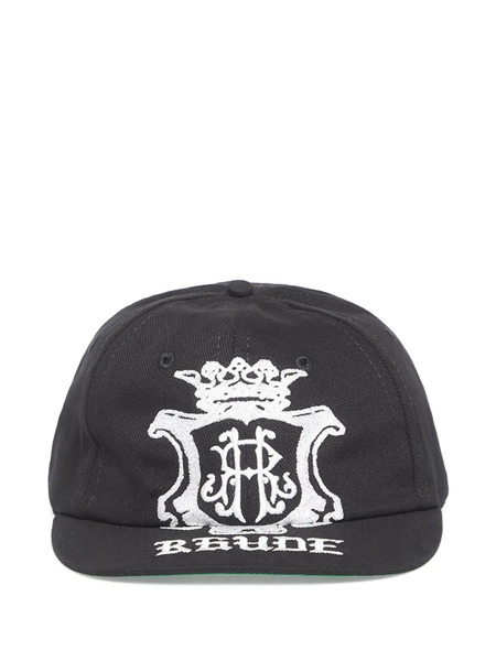  Rhude Logo Curved-brim Hat - Black 
