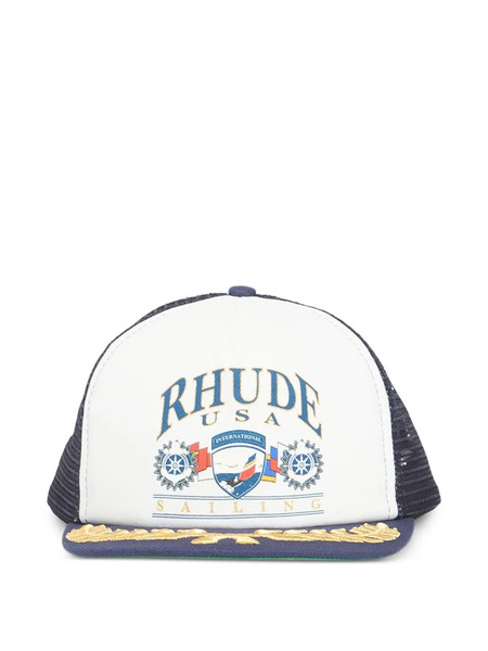  Rhude Logo-detail Hat - Blue 