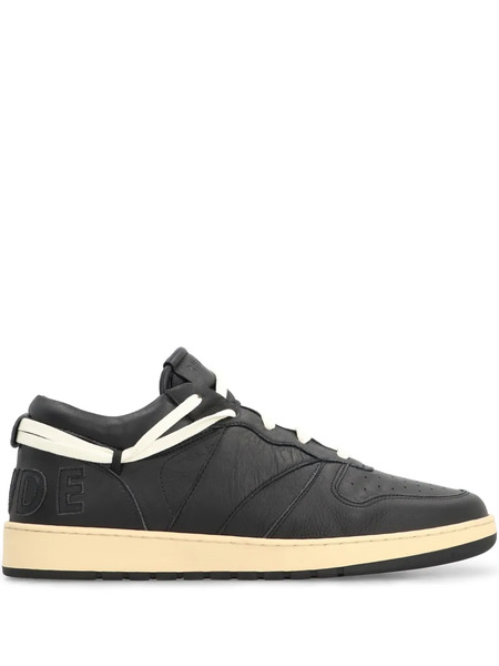  Rhude Rhecess Leather Sneakers - Black 