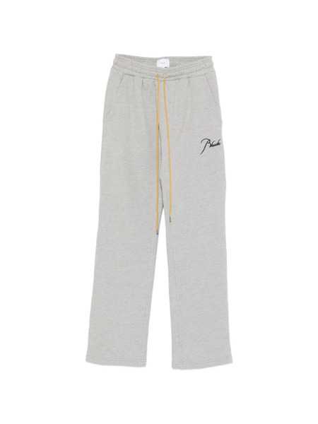  Rhude Signature Drawstring Trousers - Grey 