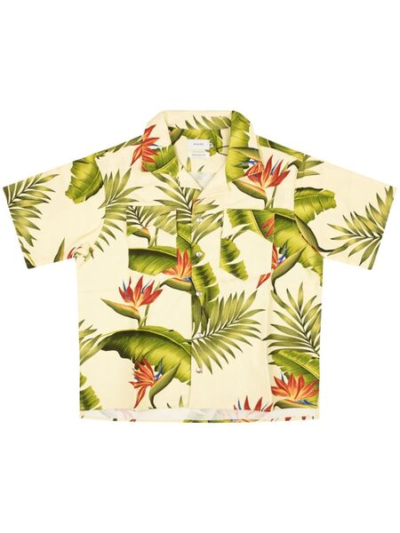  Rhude Snap Hawaiian Shirt blue - Neutrals 