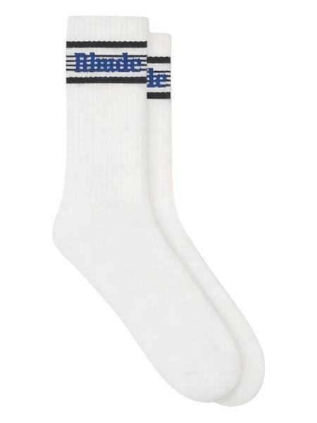  Rhude Speed Stripe Socks - White 