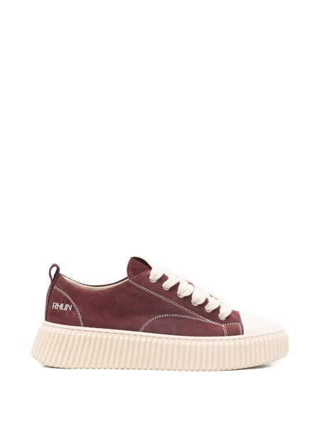  Rhun Lace-up Low-top Sneakers - Red 