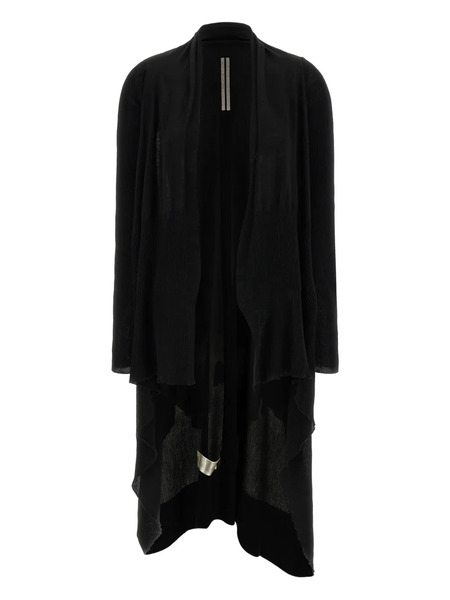  Rick Owens Asymmetric-hem Cardigan - Black 