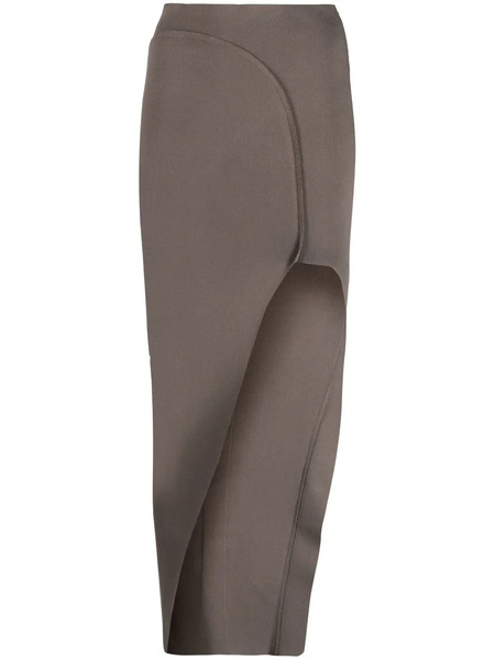  Rick Owens Asymmetric Mid-length Skirt - Grey 