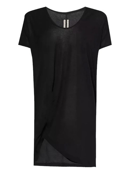  Rick Owens Asymmetrical Short-sleeve Top - Black 