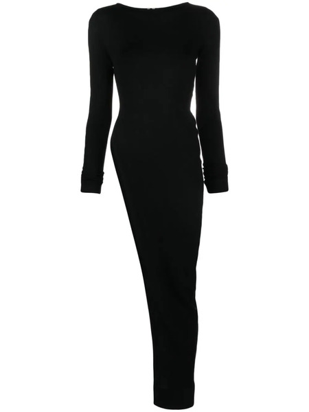 Rick Owens Biker Level Asymmetric Cashmere Jumper - Black 