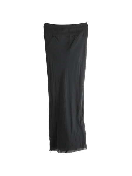  Rick Owens Black Maxi Skirt 