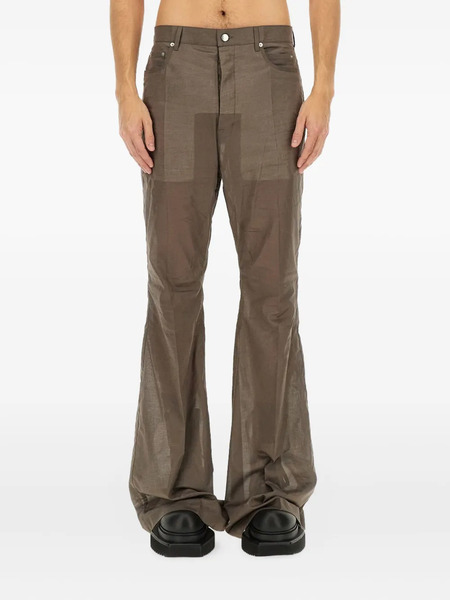  Rick Owens Bootcut Trousers - Brown 