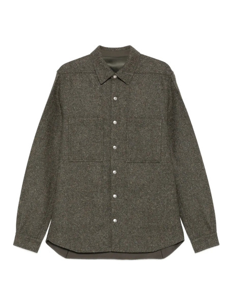 Rick Owens Button-fastening Patch-pocket Shirt - Grey 