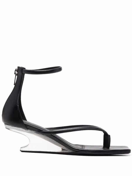 Rick Owens Cantilever Structured Sandals - Black 