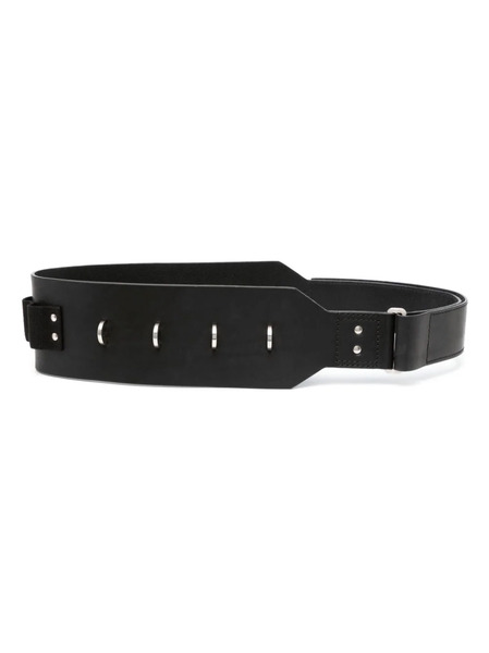  Rick Owens Cargo Leather Belt - Black 