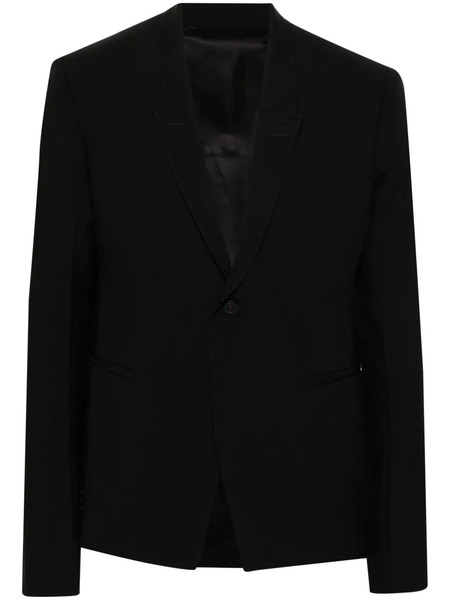  Rick Owens 73cms Soft Blazer - Black 