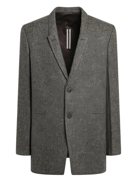  Rick Owens Concordian Single-breasted Blazer - Grey 