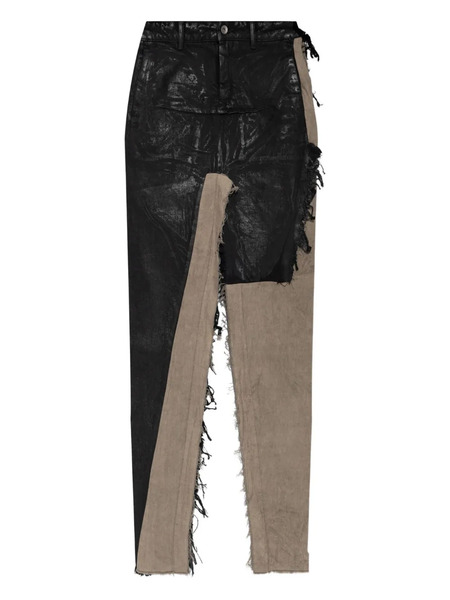  Rick Owens Concordians Panelled Maxi Skirt - Black 