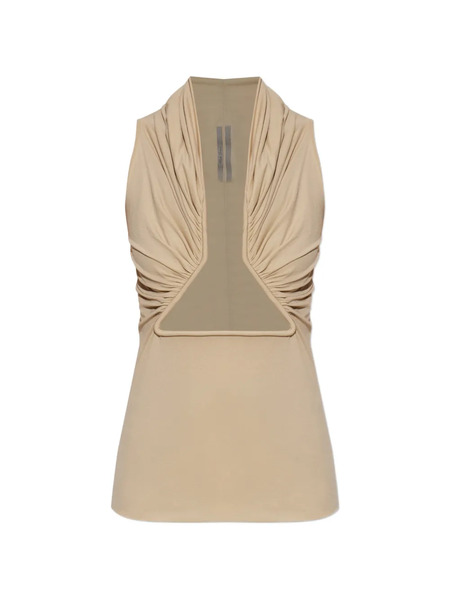  Rick Owens Cut-out-detail Top - Neutrals 