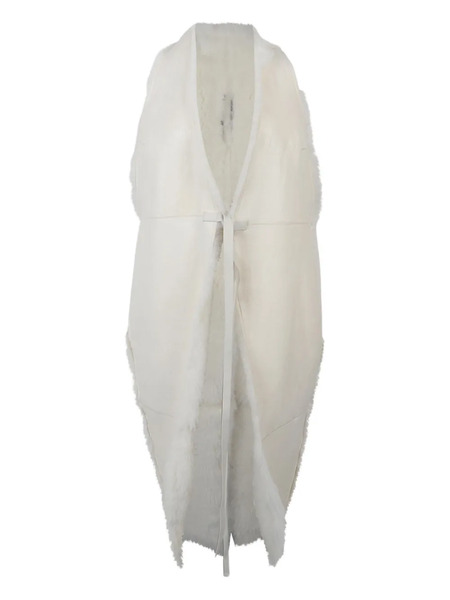  Rick Owens Cyclops Fur Coat - White 