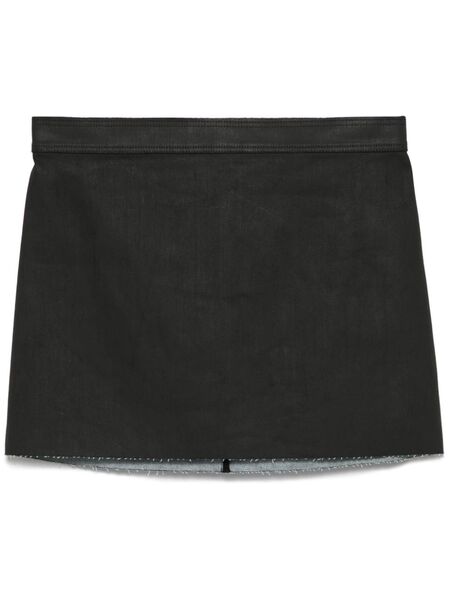  Rick Owens Denim Mini Skirt - Black 