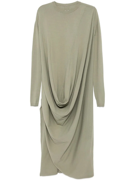  Rick Owens Draped Knitted Dress - Grey 