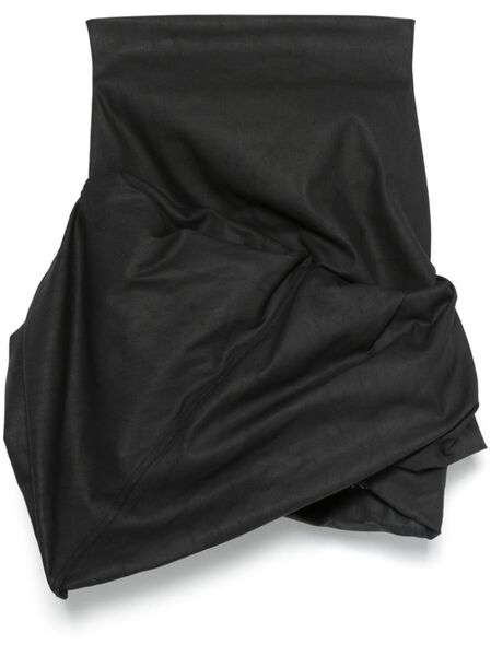  Rick Owens Draped Mini Skirt - Black 