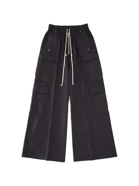  Rick Owens Drawstring Cargo Pants - Black 