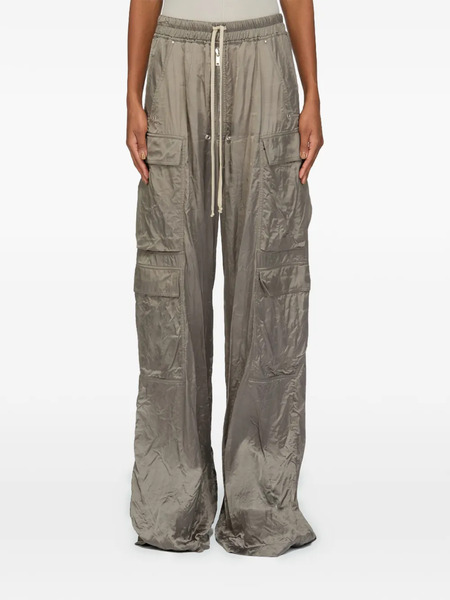  Rick Owens Drawstring-fastening Cargo-pocket Trousers - Grey 