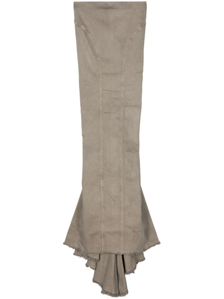  Rick Owens Drkshdw Al Pilar Denim Skirt - Grey 
