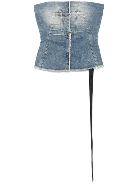 Rick Owens Drkshdw Bustier Top - Blue 