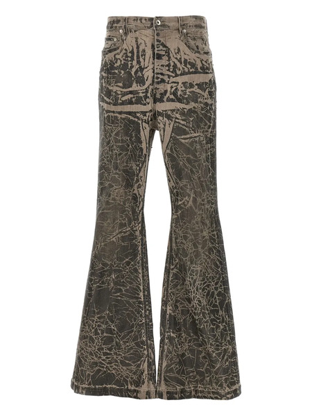  Rick Owens Drkshdw Buttoned Bootcut Jeans - Grey 