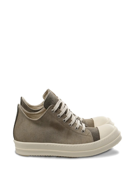  Rick Owens Drkshdw Canvas Toe-cap Sneakers - Grey 