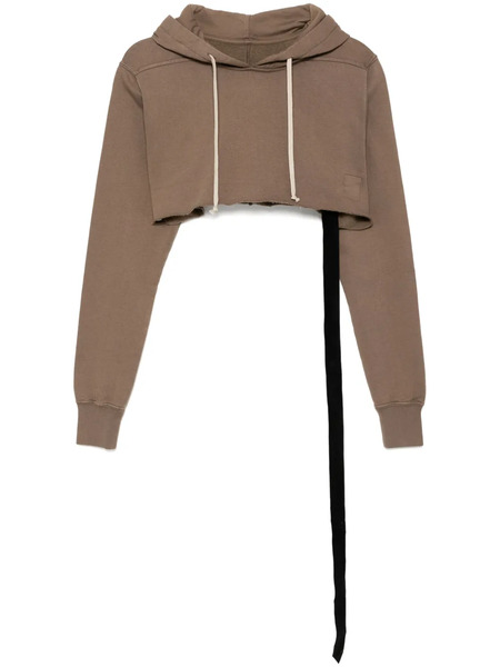  Rick Owens Drkshdw Cropped Hoodie - Neutrals 