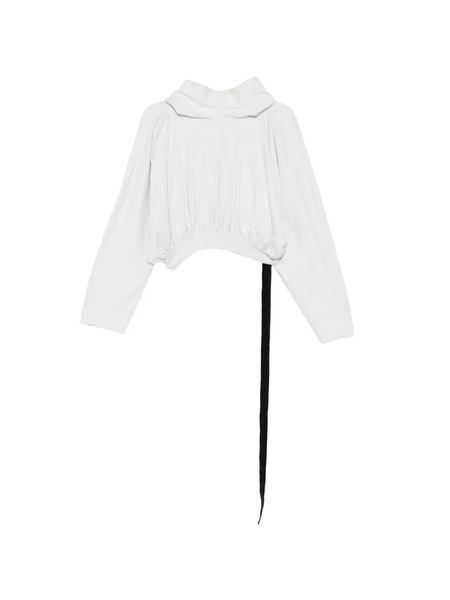  Rick Owens Drkshdw Cropped Hoodie - Neutrals 