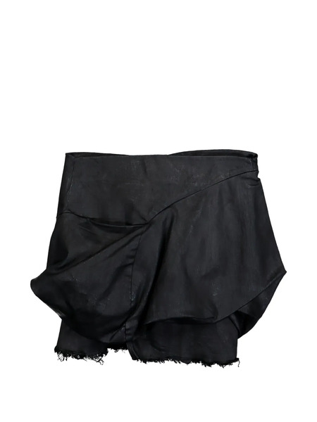  Rick Owens Drkshdw Draped Mini Skirt - Black 