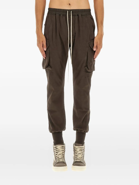  Rick Owens Drkshdw Drawstring Cargo Pants - Brown 
