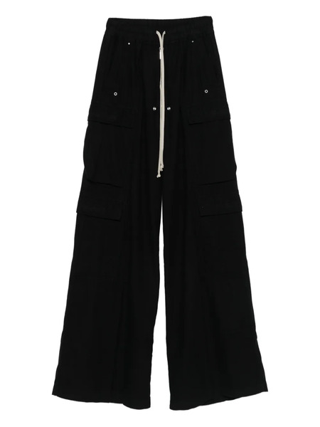  Rick Owens Drkshdw Drawstring Cargo Trousers - Black 