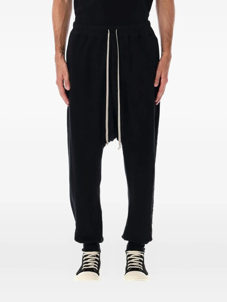  Rick Owens Drkshdw Drawstring Drop-crotch Trousers - Black 